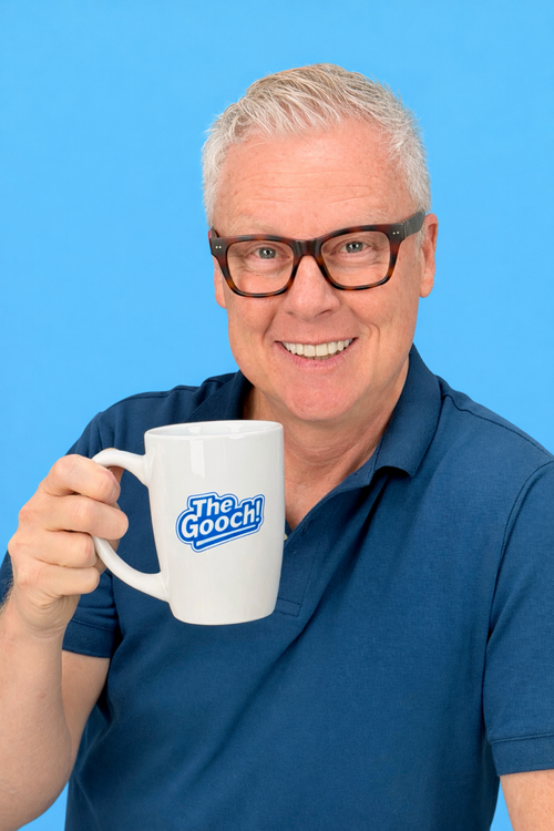 Fueled by Gooch Vibes 14oz Bistro Cup