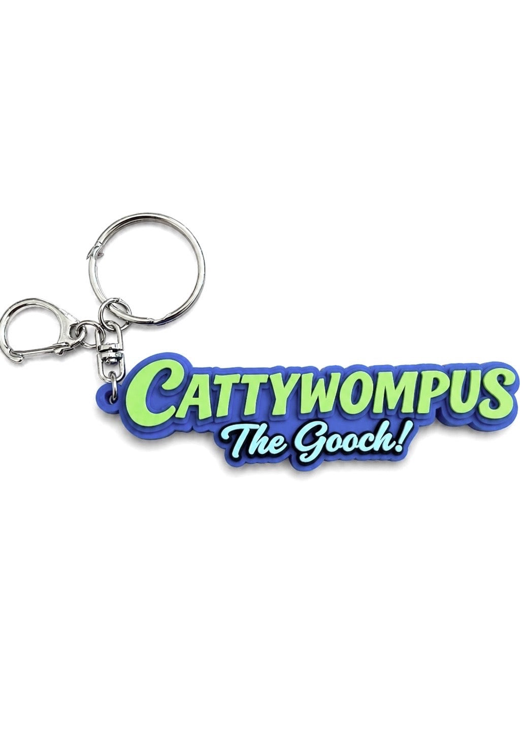 Cattywompus bag charm/key chain