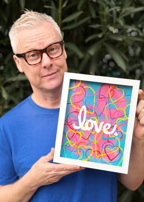 PopArt- Layered LOVE- Blue series