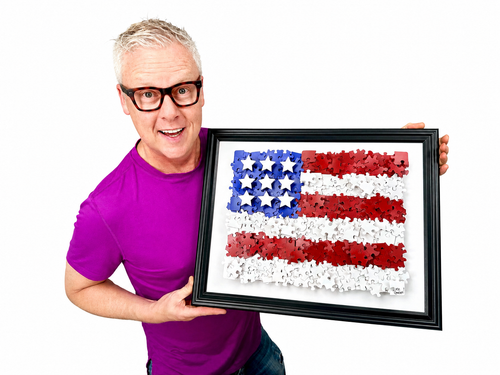 American Flag PopArt- original artwork by The Gooch!